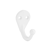 National Hardware V162 N248-377 Cloth Hook, 35 lb, 1-Hook, Zinc