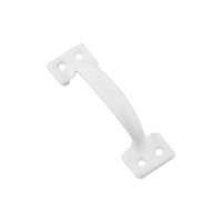 National Hardware N248-484 Sash Lift, 4 in L Handle, Steel, White