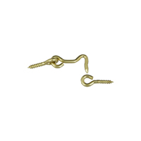 National Hardware V2001 Series N118-083 Hook and Eye, Solid Brass, Solid