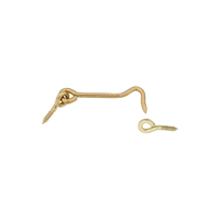 National Hardware V2001 Series N118-158 Hook and Eye, Solid Brass, Solid