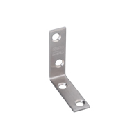 National Hardware V415 Series N348-318 Corner Brace, 2 in L, 5/8 in W, 2 in