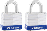 Master Lock 3T Keyed Padlock, 1-9/16 in W x 1-1/2 in H Body, 3/4 in H