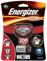 Energizer HDB32E Vision HD Headlight, LED Lamp, 180 Lumens
