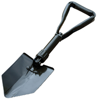 COGHLAN'S 9065 Folding Shovel; Steel Blade