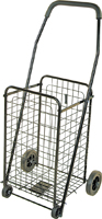 Simple Spaces TPG-G80033L Shopping Cart, 88 lb Weight Capacity, Black Shelf