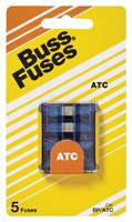 Bussmann BP/ATC-3-RP Automotive Fuse, Blade Fuse, 32 VDC, 3 A, 1 kA