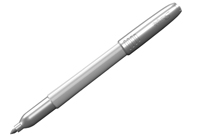 Sharpie 39108 Permanent Marker; Fine Lead/Tip; Silver Lead/Tip