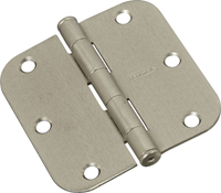 National Hardware N830-242 Door Hinge, Cold Rolled Steel, Satin Nickel,