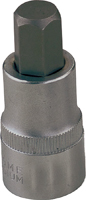 Vulcan 3506012313 Fractional Hex Bit Socket, Chrome, 2-1/2 in OAL