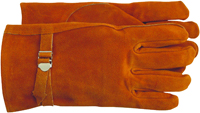 BOSS 4071M Driver Gloves, M, Keystone Thumb, Open Cuff, Cowhide Leather,