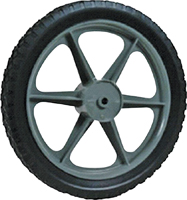 ARNOLD 1475-P Tread Wheel; Butyl Rubber/Plastic; For: High Wheel Lawn Mowers