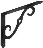 National Hardware 152BC 229427 Shelf Bracket, 80 lb, 8 in L, 0.94 in H,