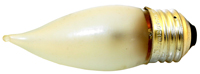 Sylvania 13439 Incandescent Lamp, 25 W, B10 Lamp, Medium Lamp Base, 165