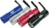 PowerZone LFL215-9T Flashlight, AAA Battery, AAA Battery, LED Lamp, 59