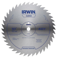 IRWIN 11270ZR Circular Saw Blade, 10 in Dia, 5/8 in Arbor, Steel