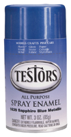 TESTORS 1639T Enamel Spray Paint, Metallic, Flake Blue, 3 oz