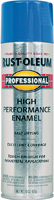 RUST-OLEUM 7524838 High Performance Enamel Spray Paint, Gloss, Safety Blue,