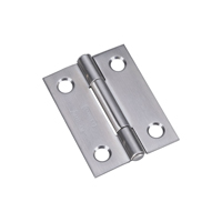 National Hardware N348-987 Narrow Hinge, 2 in W Frame Leaf, 0.056 in Thick