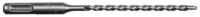 IRWIN 322004 Hammer Bit Drill Bit, Twist Flute, 4 in L Flute, SDS Plus