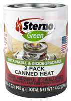 Sterno 20366 Cooking Fuel; 12.2 oz Package; Can; 2.25 hr Burn Time
