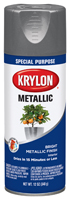 Krylon K01403777 Spray Paint, Metallic, Dull Aluminum, 11 oz
