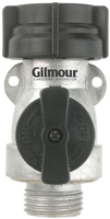 GILMOUR MFG 801074-1001 Single Shut-Off Valve, 3/4 in, Female x Male, 60 psi