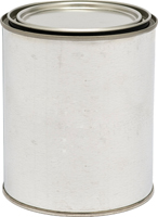 Valspar 27318 Empty Paint Can, 1 qt Capacity, Metal, Silver