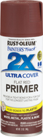 RUST-OLEUM PAINTER'S Touch 249086 Spray Primer, Flat, Red, 12 oz, Aerosol