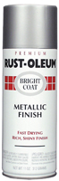 RUST-OLEUM STOPS RUST 7715830 Bright Coat Spray Paint, Metallic, Aluminum,