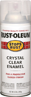 RUST-OLEUM STOPS RUST 7701830 Protective Enamel Spray Paint, Gloss, Crystal