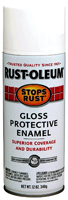 RUST-OLEUM STOPS RUST 7792830 Protective Enamel Spray Paint, Gloss, White,