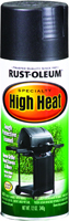 RUST-OLEUM 7778830 High Heat Spray Paint, Satin, Barbecue Black, 12 oz,