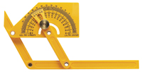 GENERAL 29 Angle Protractor with Locknut; 0 to 165 deg; Plastic