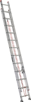 Louisville L-2324-24 Extension Ladder, 286 in H Reach, 200 lb, 1-1/2 in D