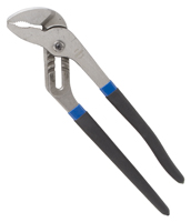 Vulcan PC980-06 Groove Joint Plier, 12 in OAL, 2 in Jaw, Black & Blue