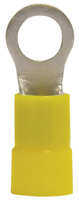 GB 14-098 Ring Terminal, 600 V, 4 AWG, Vinyl Insulation, Yellow