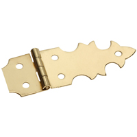 National Hardware N211-433 Decorative Hinge, 0.62 in H Door Leaf, 0.02 in