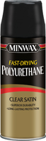 Minwax 33060000 Polyurethane Paint, Liquid, Clear, 11.5 oz, Aerosol Can