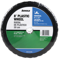 MTD 875-P Tread Wheel; Semi-Pneumatic; Plastic/Rubber