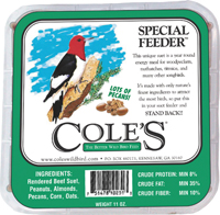 Cole's Special Feeder SFSU Suet Cake, 11 oz