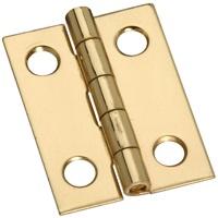 National Hardware N211-177 Decorative Narrow Hinge, 1 in H Door Leaf, 0.02