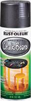 RUST-OLEUM 1913830 Chalk Board Spray Paint, Flat, Black, 11 oz, Aerosol Can