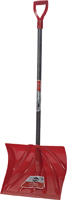 GARANTNPM18KDU Snow Shovel, 18 in W Blade, 13-1/2 in L Blade, Poly Blade,