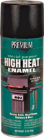 RUST-OLEUM 208416 High Heat Aerosol; Barbecue Black; 12 oz; Aerosol Can