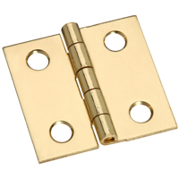 National Hardware N211-334 Decorative Broad Hinge, 1 in H Door Leaf, 0.02 in