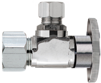 Plumb Pak PP123PCLF Shut-Off Valve, 5/8 x 1/4 in Connection, Compression,