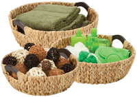 Honey-Can-Do STO-04469 Round Hyacinth Basket