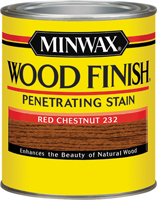 Minwax Wood Finish 700464444 Wood Stain, Red Chestnut, Liquid, 1 qt, Can