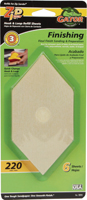 Gator Zip 7211 Refill Sheet; 6 in L; 3 in W; Extra Fine; 220 Grit; Aluminum