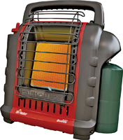 Mr. Heater F232000 Portable Buddy Heater, 9 in W, 15 in H, 4000, 9000 Btu